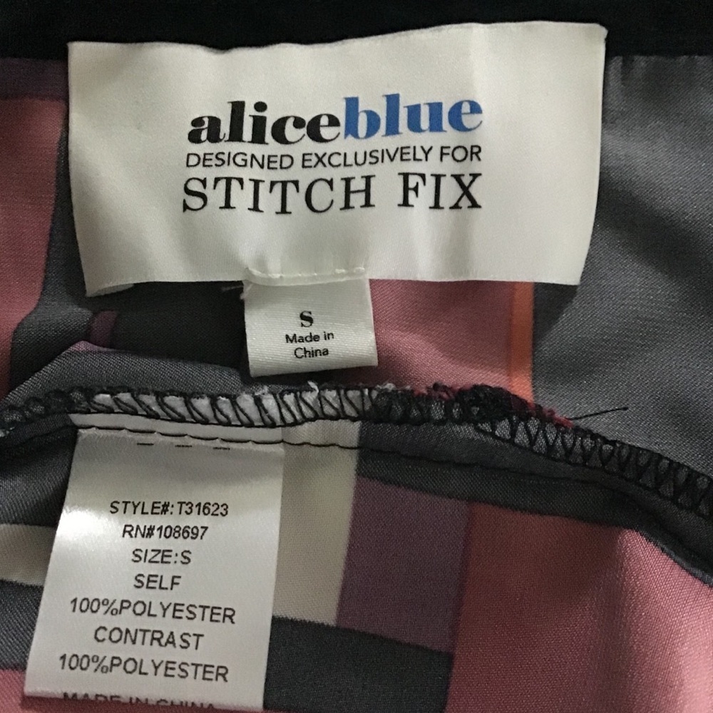 ALICE BLUE exclusively for STITCH FIX Satin Sleeveless Top Size SMALL - Picture 8 of 8